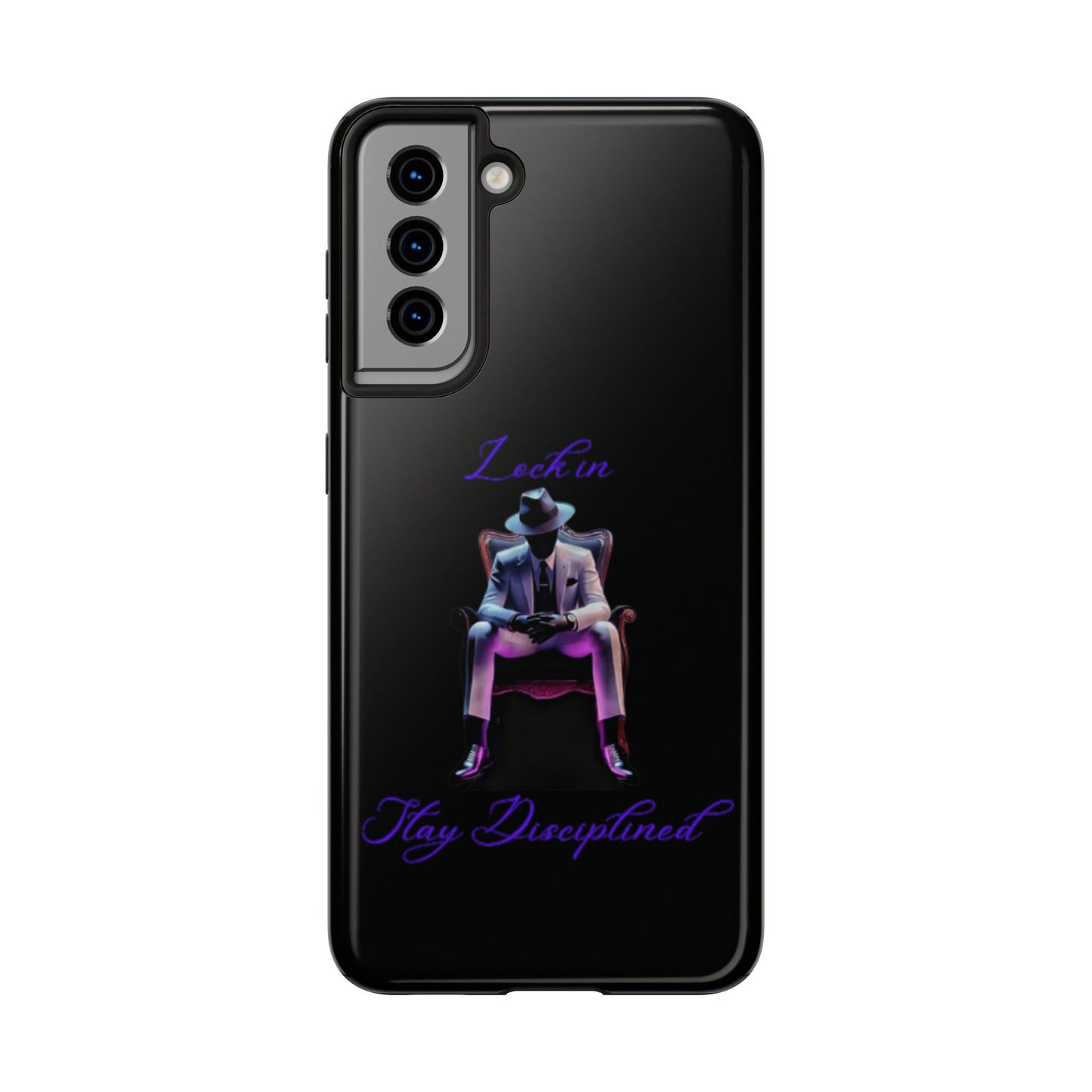 Phone case- Lock In, Stay DIsciplined Tough Phone Case - Durable Protection