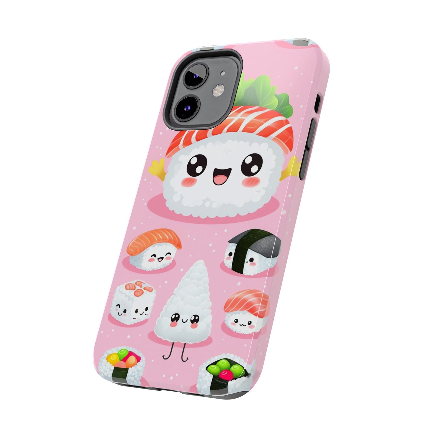 Adorable Sushi Tough Phone Case | Cute Kawaii Design for Food Lovers