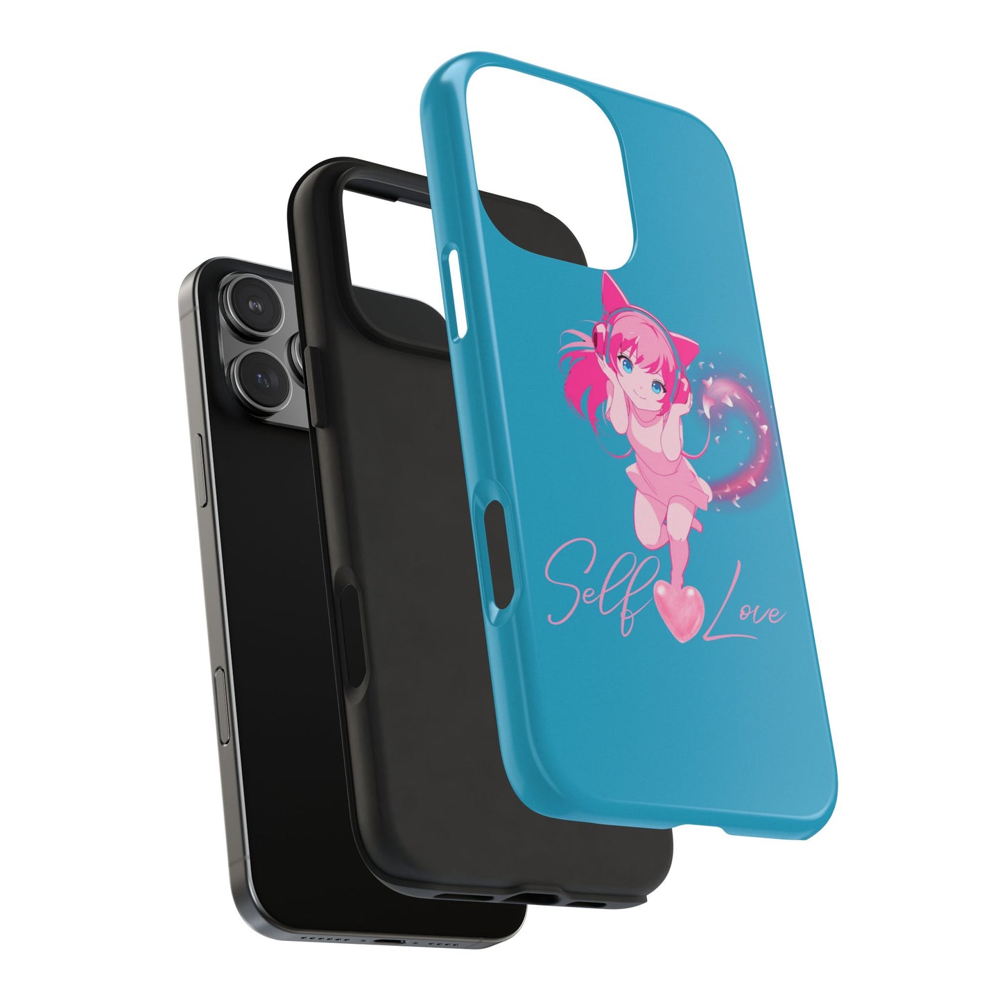Self Love Tough Phone Case for Anime Lovers