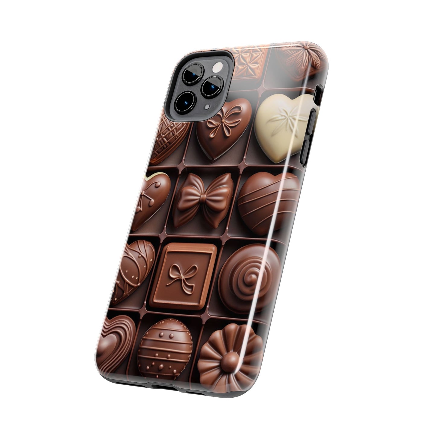 Chocolate Love Tough Phone Case - Perfect for Valentine's Day or Sweet Treat Lovers