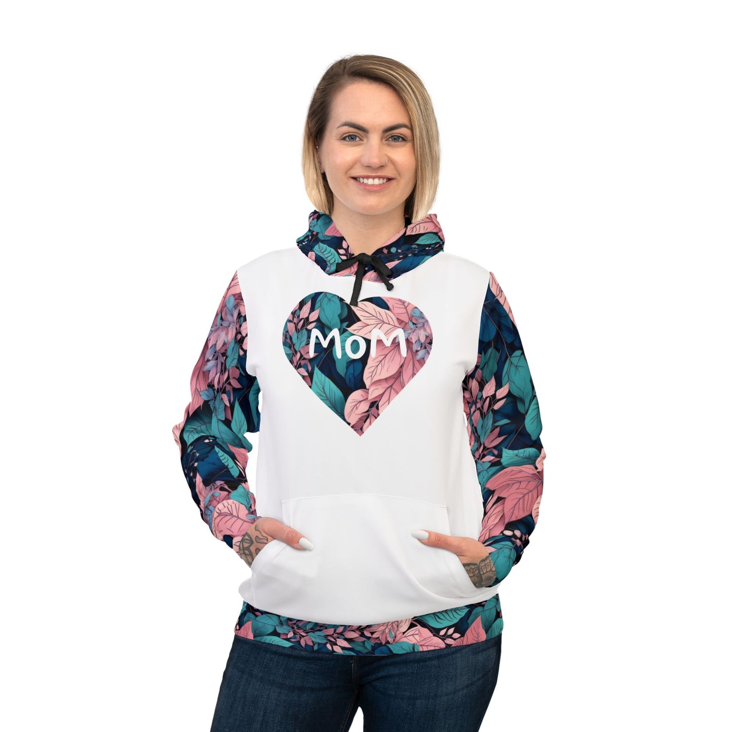 πΈ Self-Love Floral White Hoodie β Empowering Hoodie for Moms & Women πβ¨