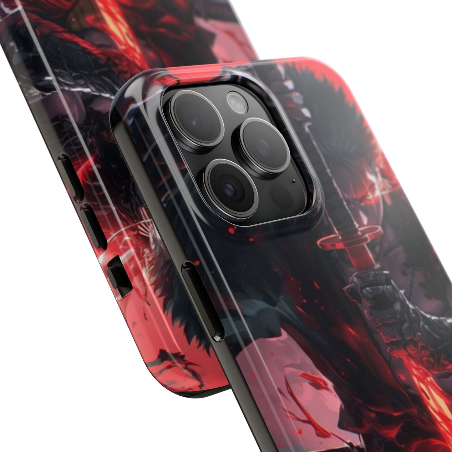 🗡️ Fierce Samurai Tough Phone Case – Durable Protection with Bold Anime Design for iPhone & Android
