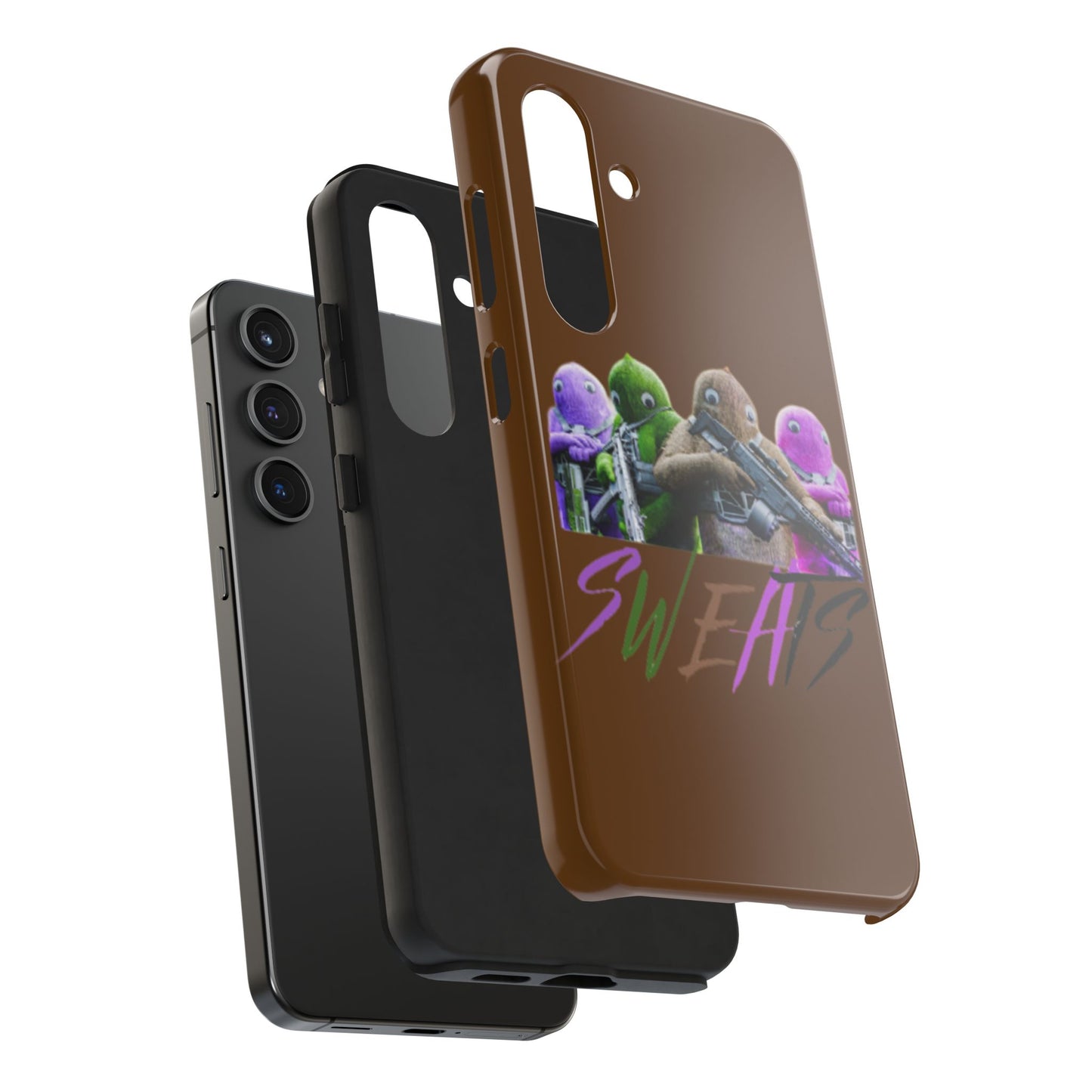 Cool Cartoon-Inspired Tough Phone Case - 'SWEATS'