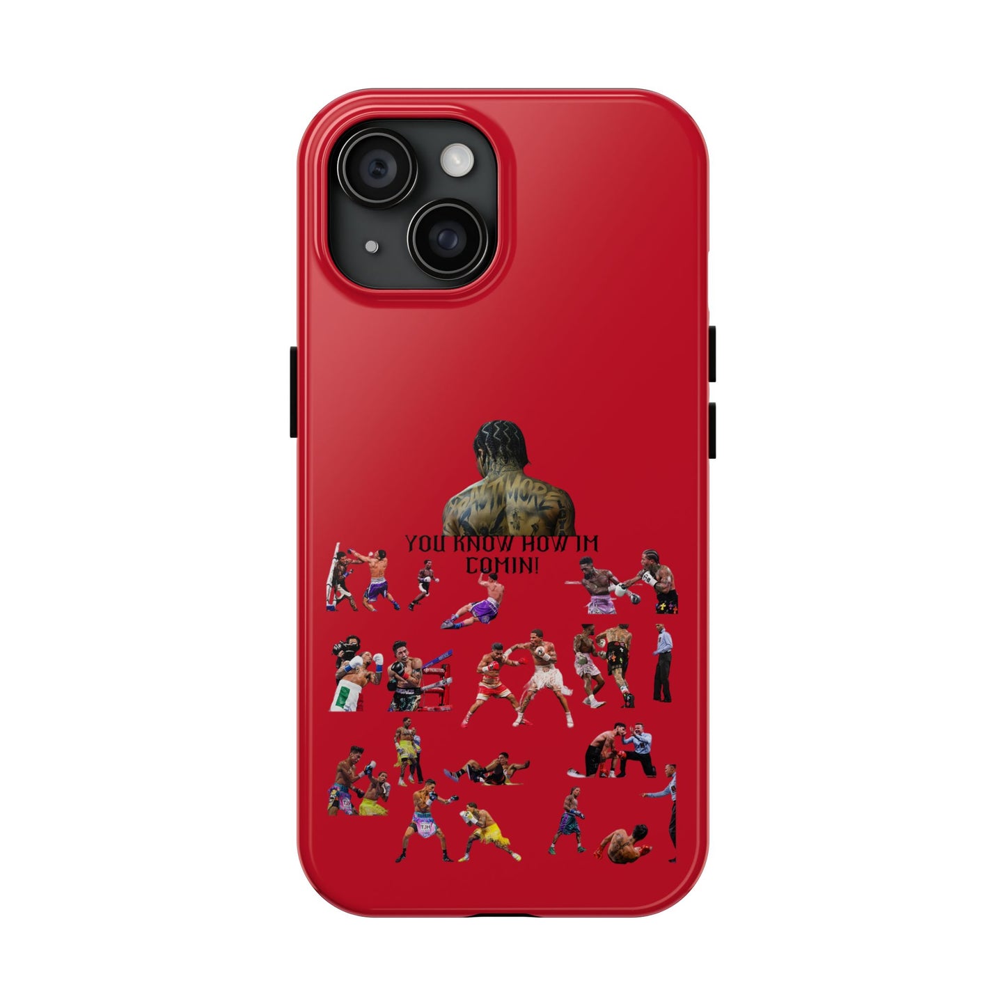 Phone case- You Know How I'm Comin' Tough Phone Case - Durable Protection