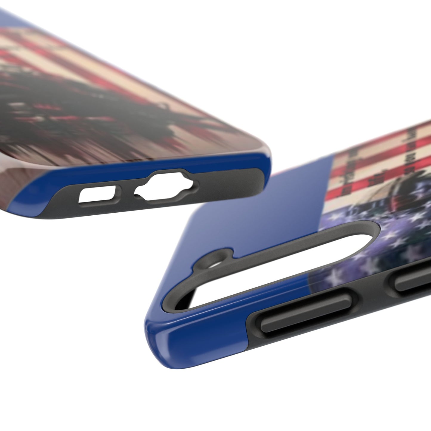 Patriotic Tough Phone Case - 'I'm Risking My Life' Design