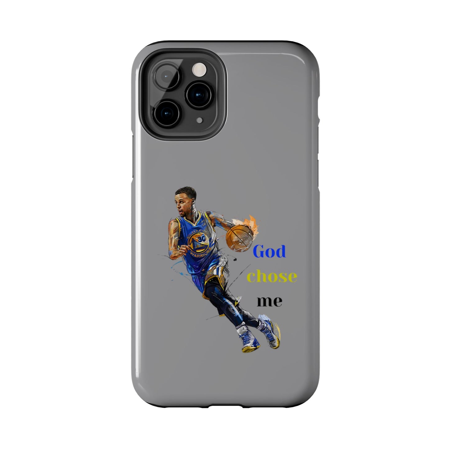 Phone case- God Chose Me Tough Phone Case - Durable Protection