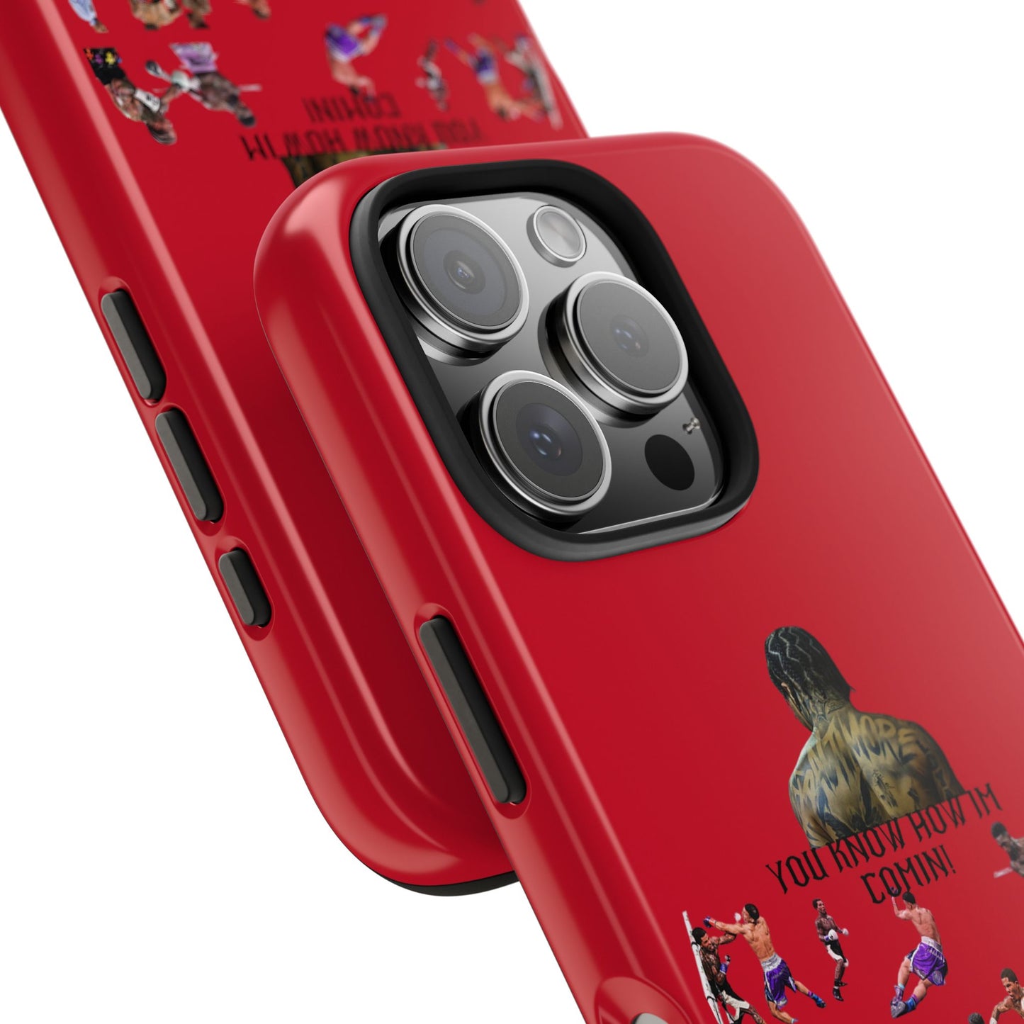 Phone case- You Know How I'm Comin' Tough Phone Case - Durable Protection