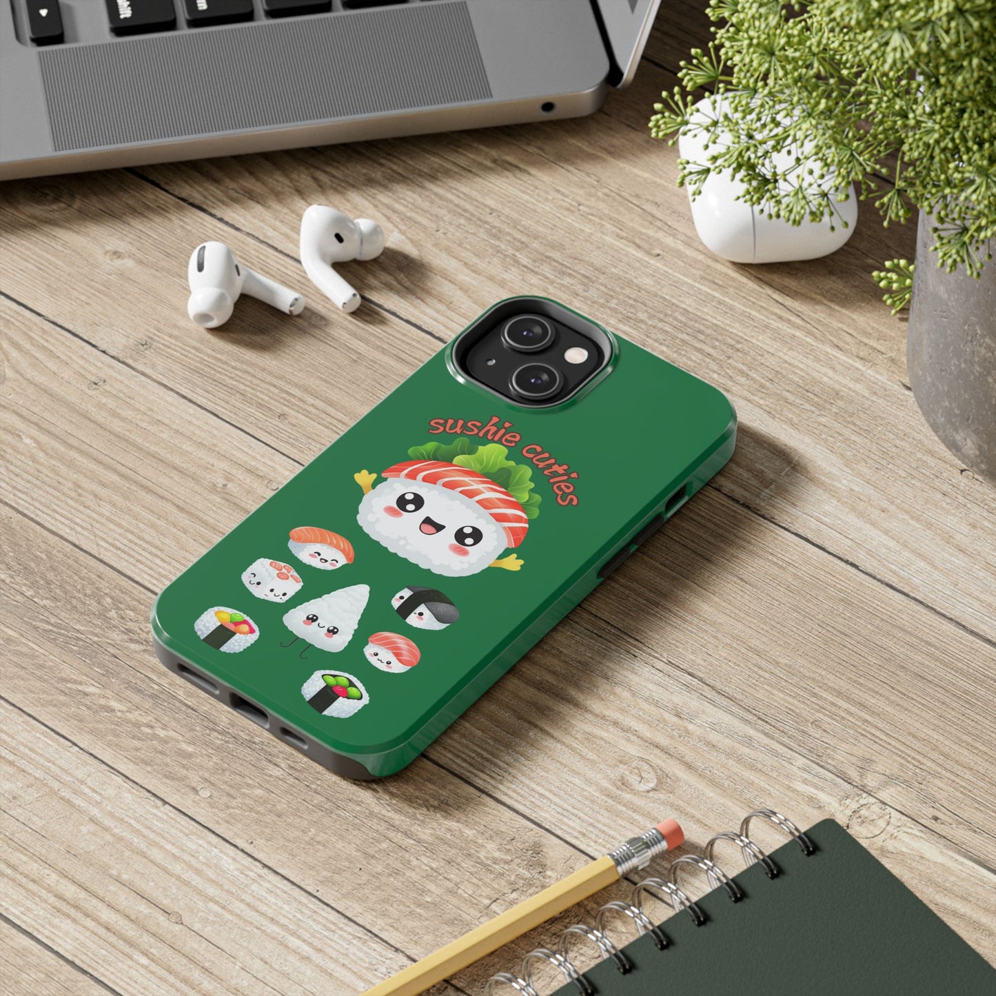π£ Cute Sushi Buddies Tough Phone Case β Durable & Adorable for iPhone & Android!