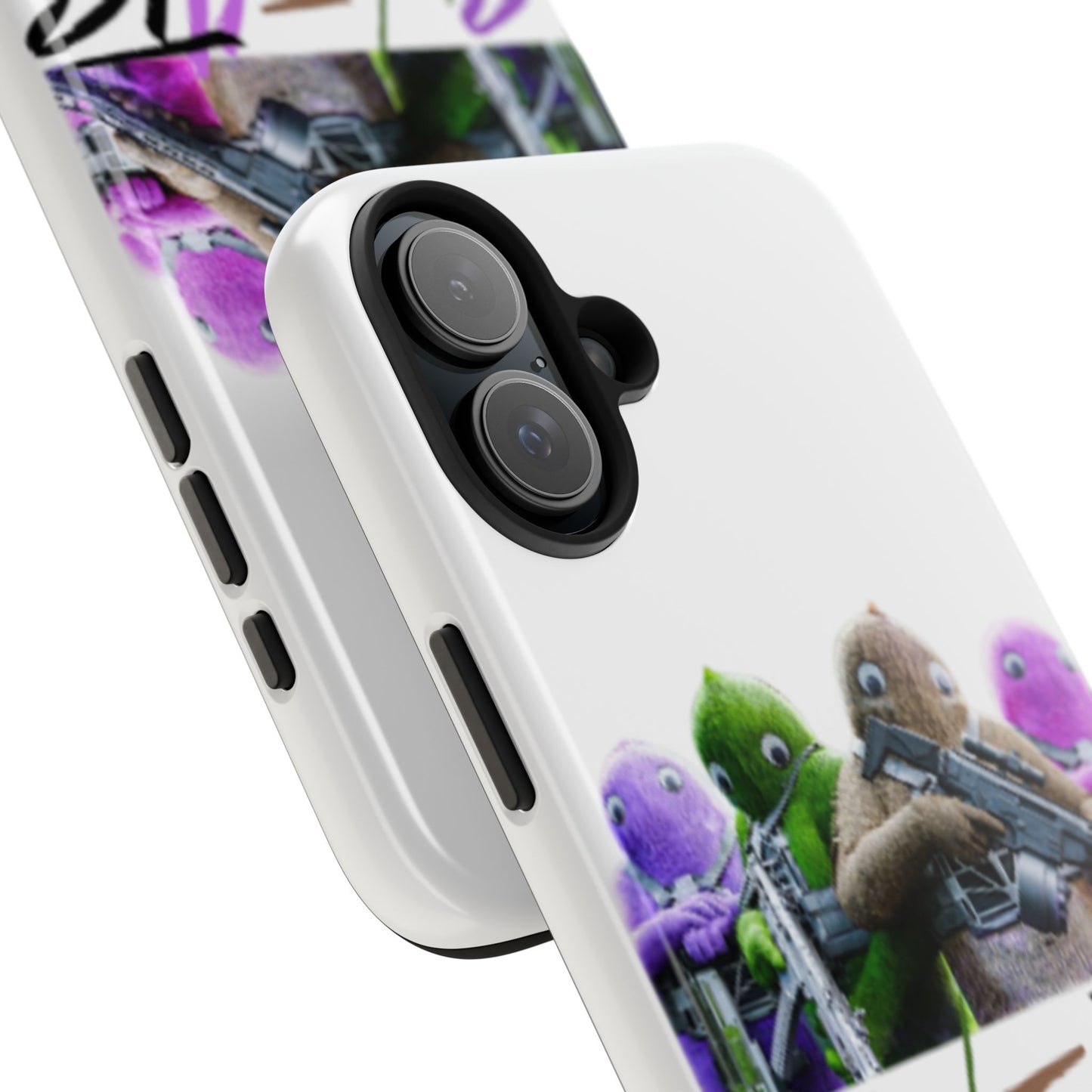 Cool Cartoon-Inspired Tough Phone Case - 'SWEATS'