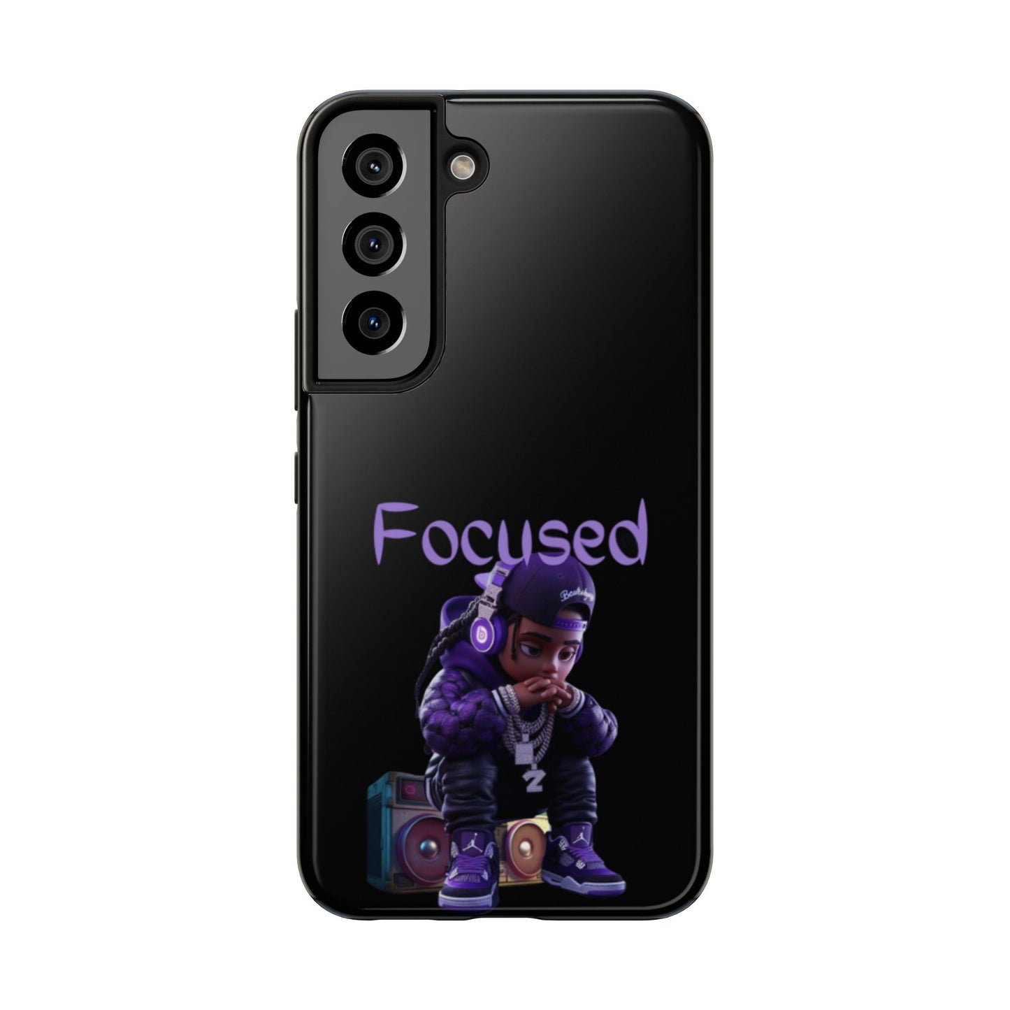 Phone case- Focused Tough Phone Case - Durable Protection