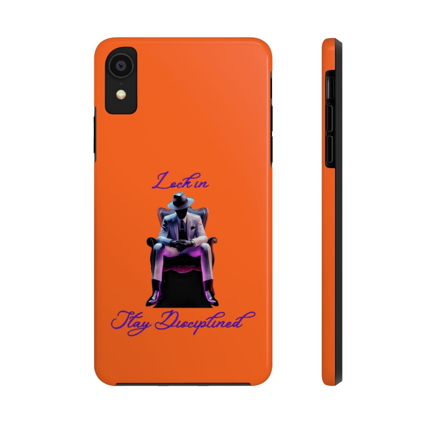 Phone case- Lock In, Stay discipline Tough Phone Case - Durable Protection