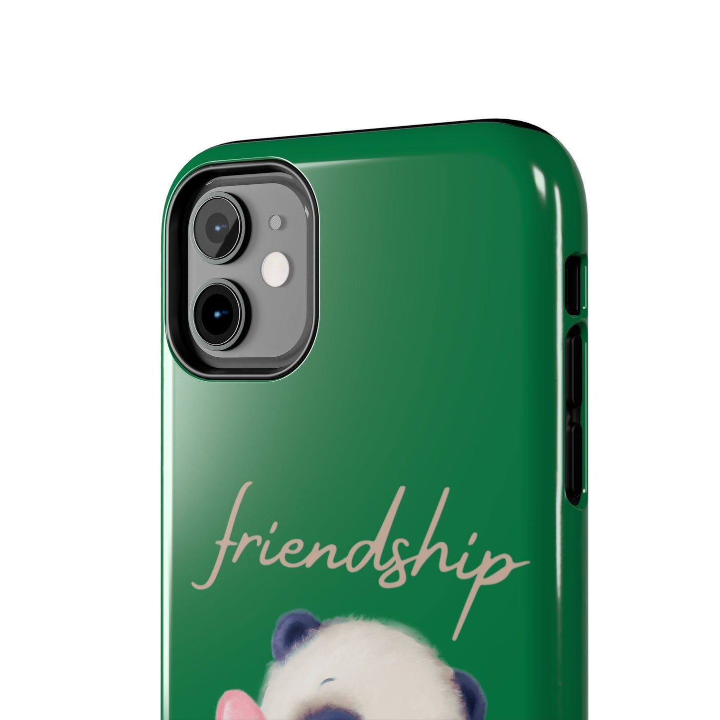 Phone case- Cute Panda Friendship Tough Phone Case - Durable Protection