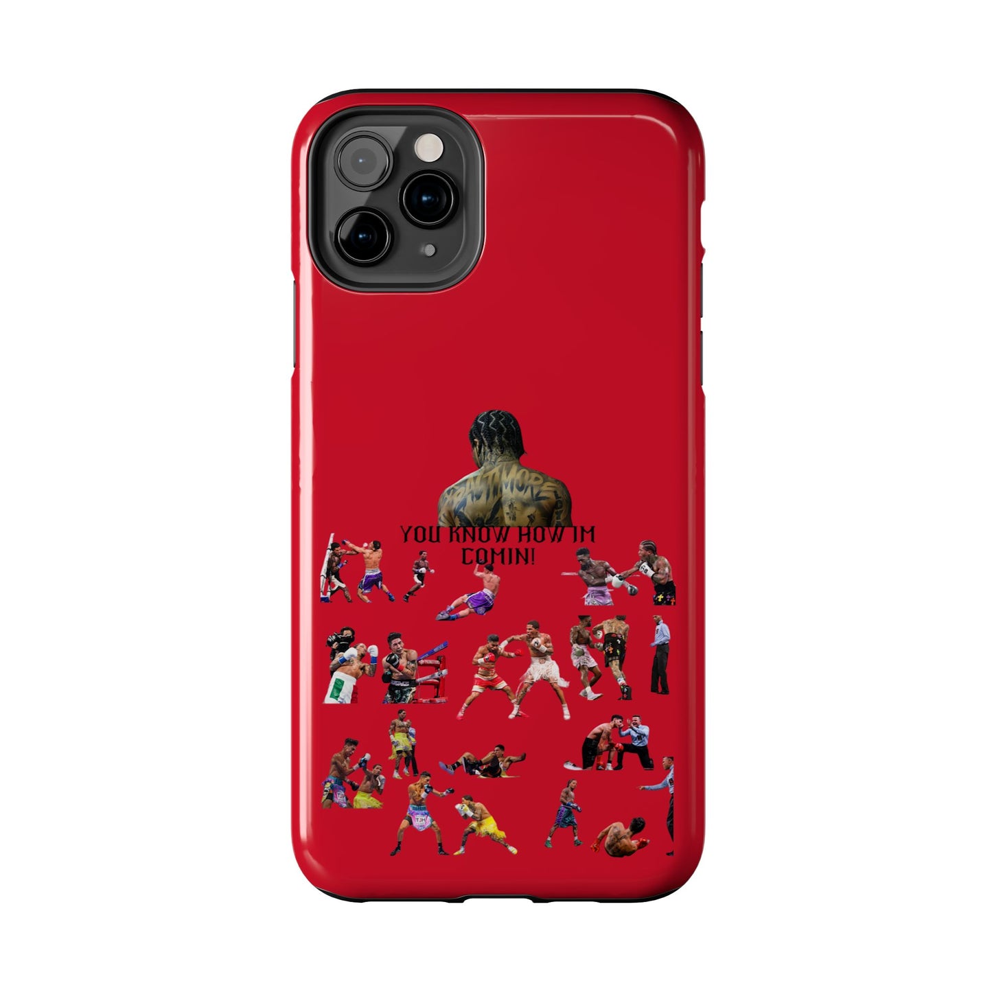 Phone case- You Know How I'm Comin' Tough Phone Case - Durable Protection