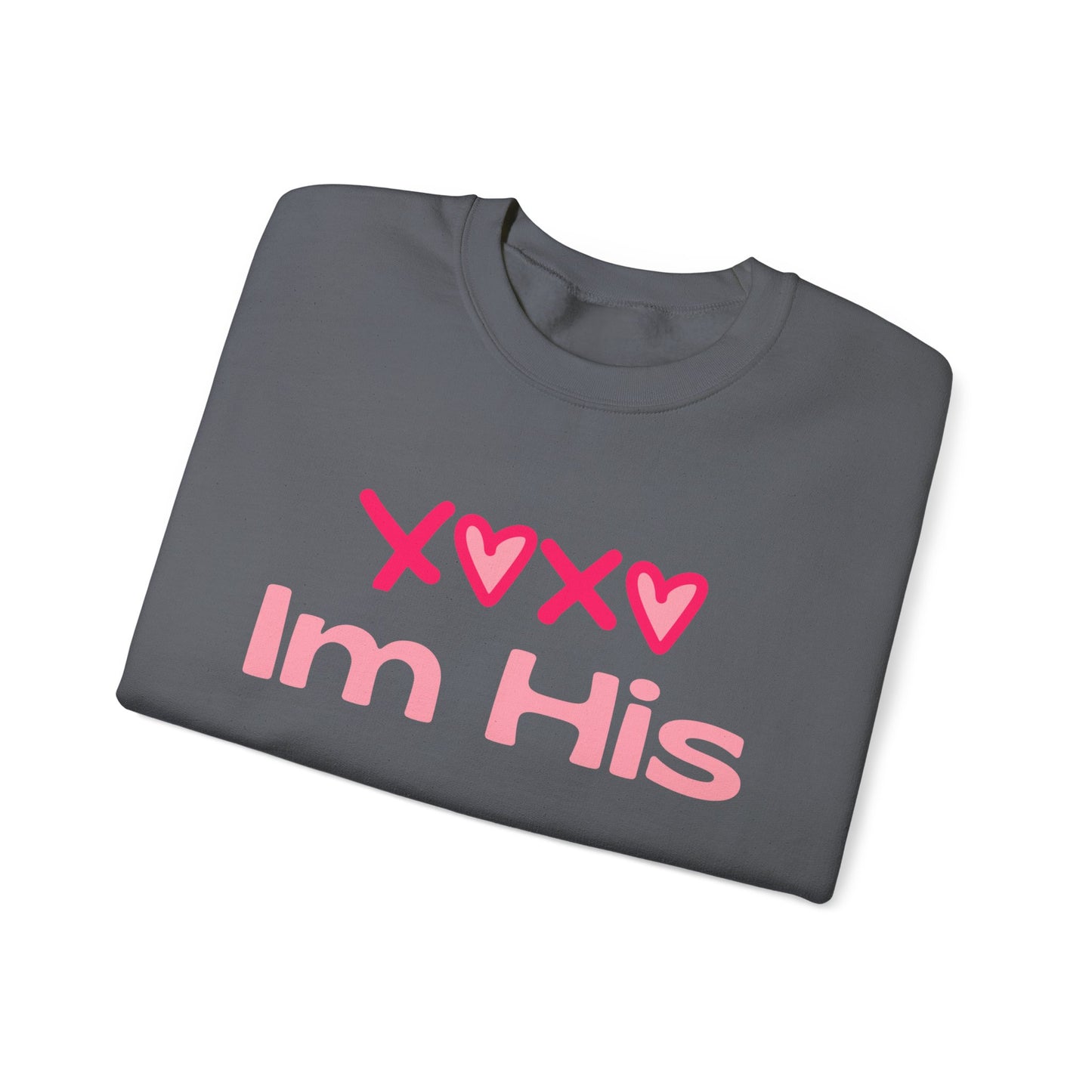 Cotton Blush XOXO Sweatshirt for Women – I’m His Romantic Everyday Lovewear