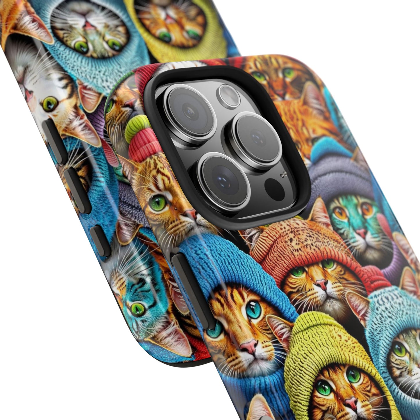 "Cool Cats Tough Phone Case – Stylish & Durable Protective Cover for iPhone & Android"