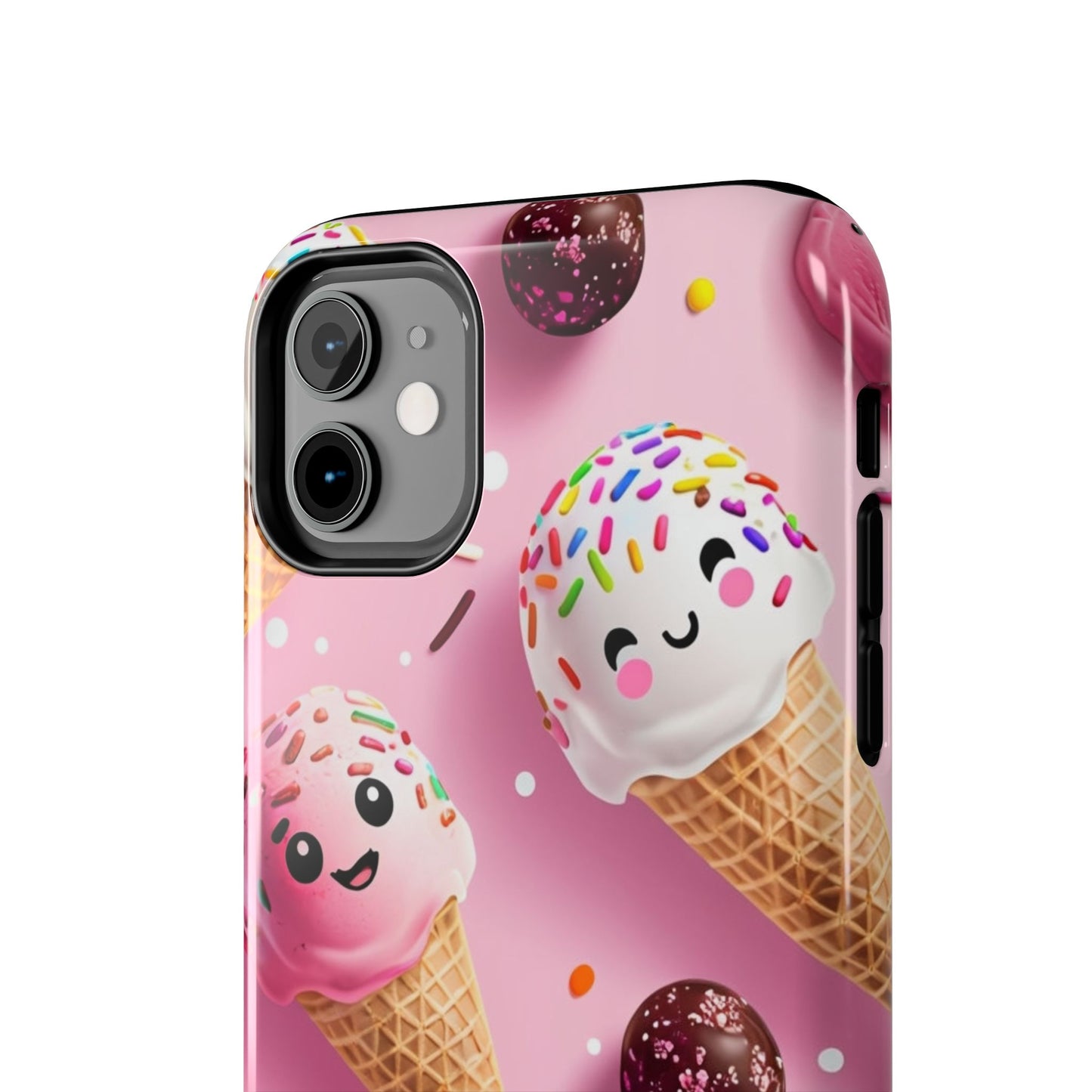Tough Phone Cases Cute Ice Cream Design