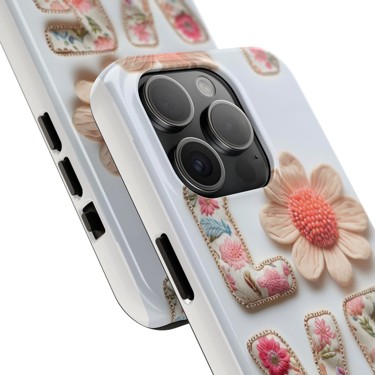 Floral 'Love Yourself' Tough Phone Case