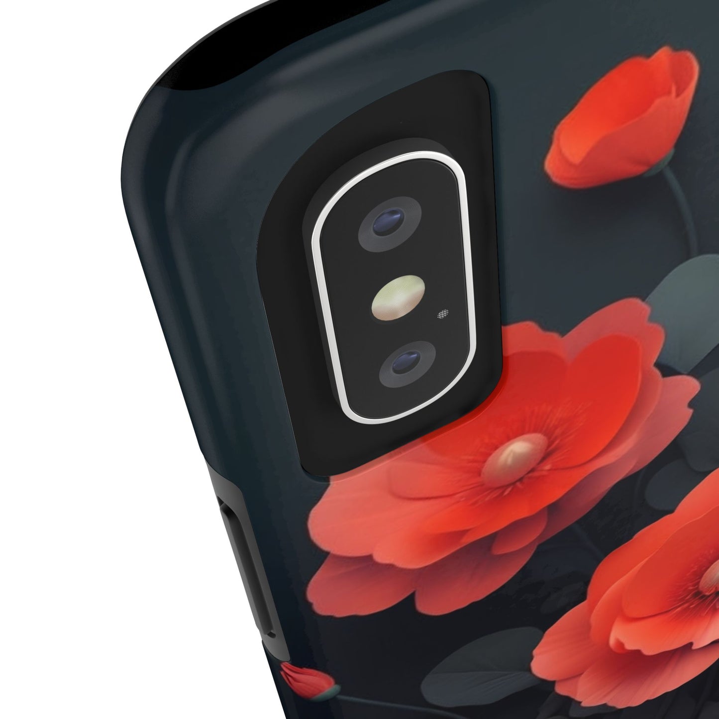 Vibrant Floral Tough Phone Case - Durable Protection with Gorgeous Red Poppies for iPhones & Androids πΊπ±