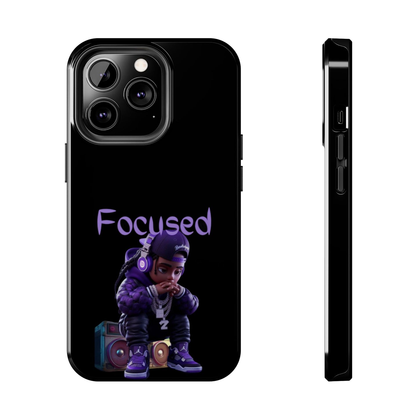 Phone case- Focused Tough Phone Case - Durable Protection