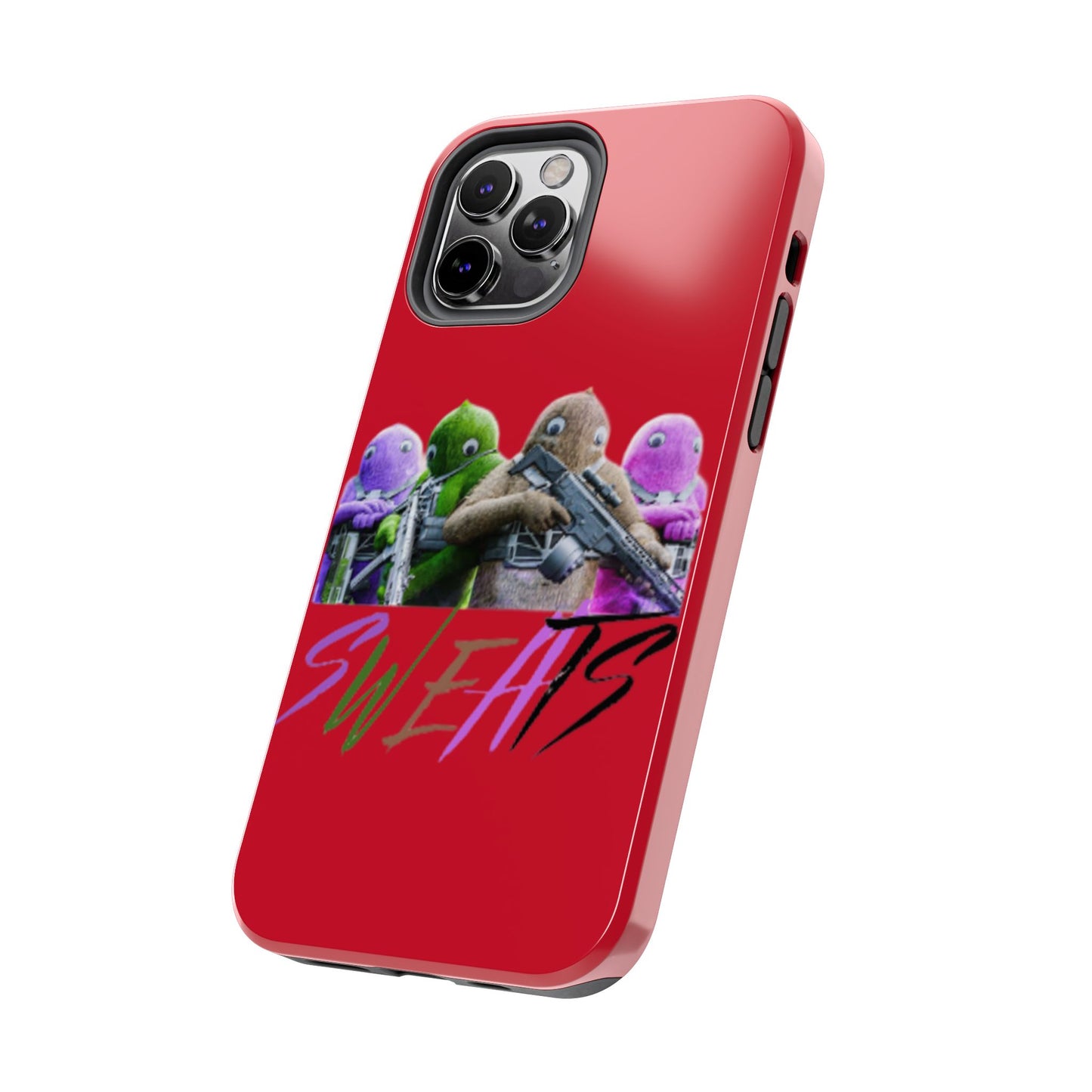Cool Cartoon-Inspired Tough Phone Case - 'SWEATS'
