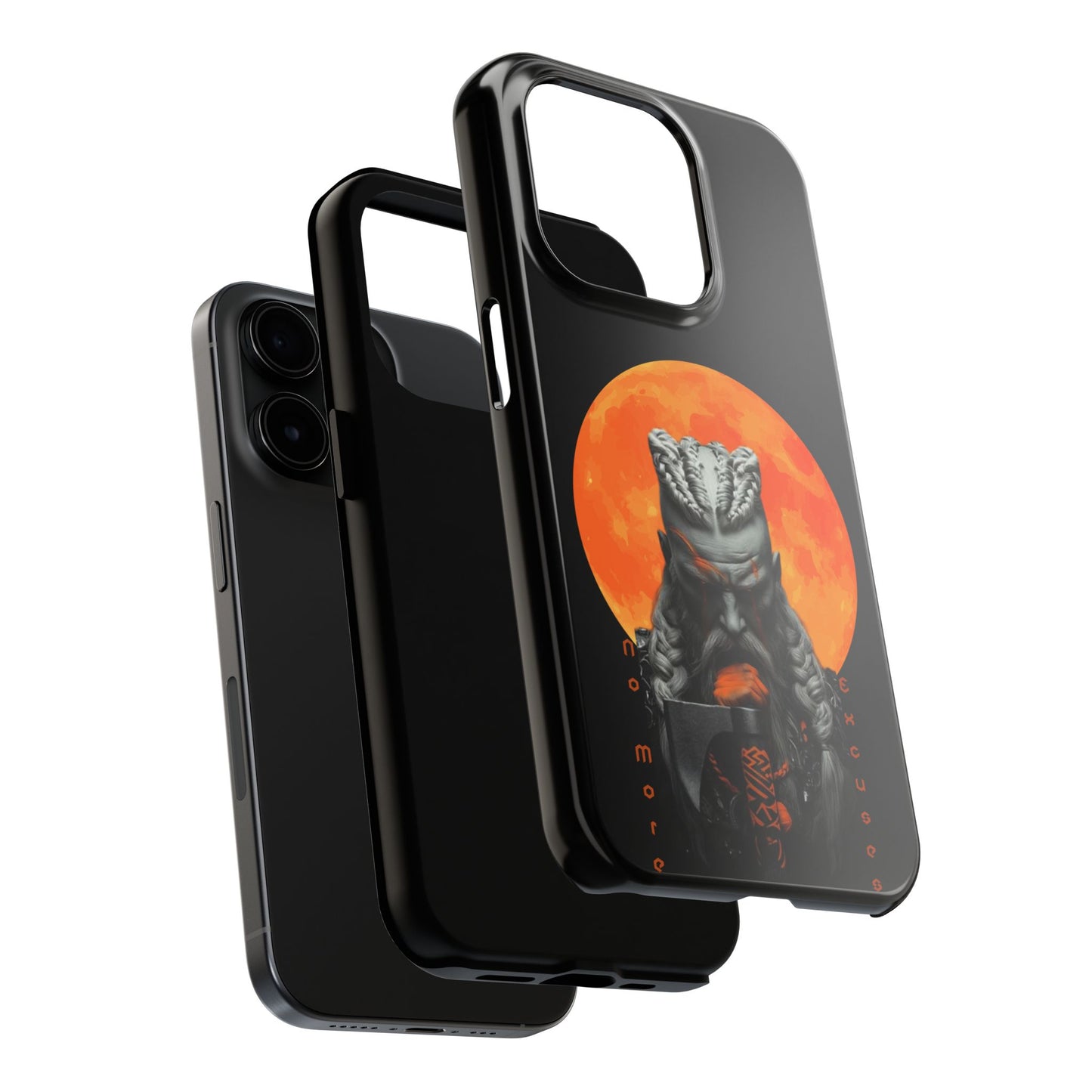 π₯ Warrior Spirit Tough Phone Case β No More Excuses Design for iPhone & Android β Empowerment & Protection