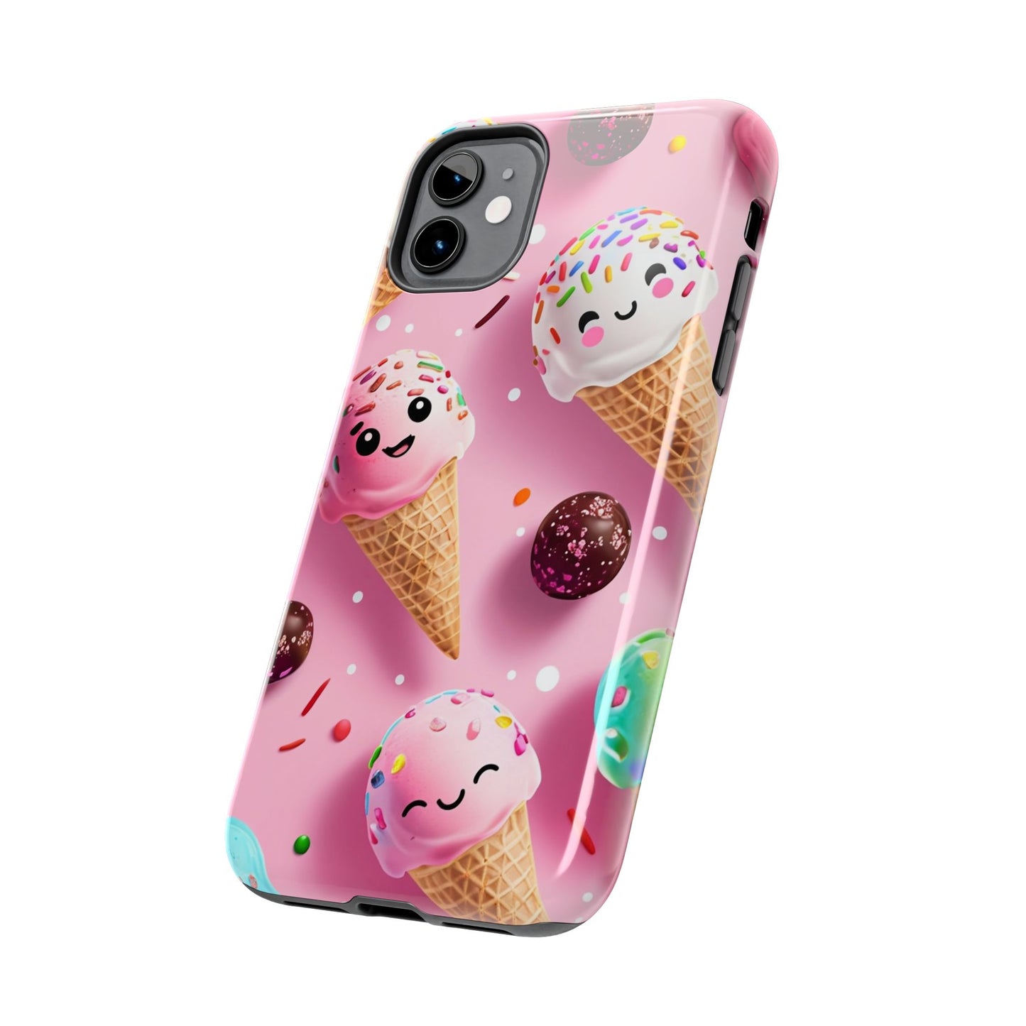 Tough Phone Cases Cute Ice Cream Design