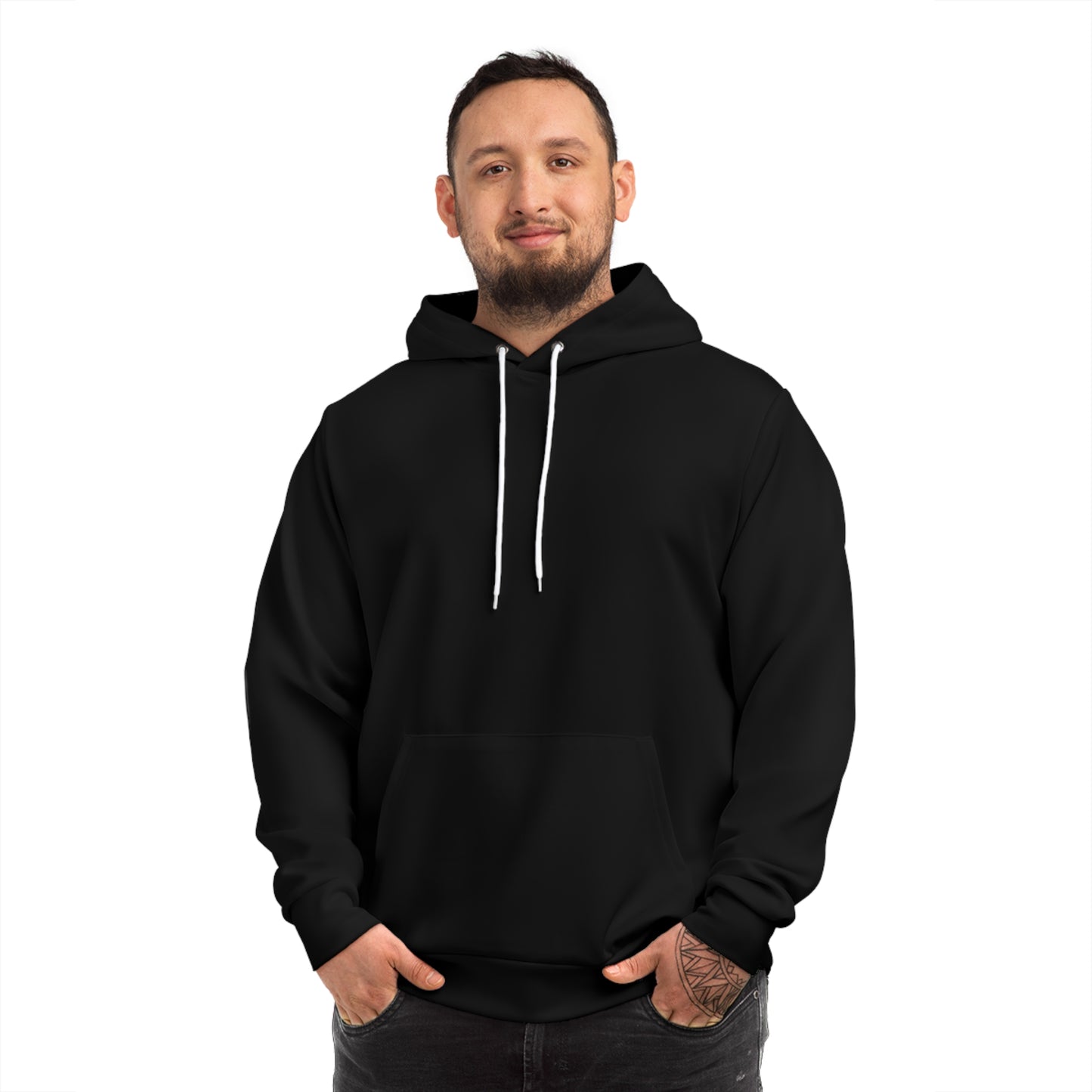 Eclipse Shadow Black Hoodie for Men & Women – Walk in Faith Not by Sight Spiritual Motivation