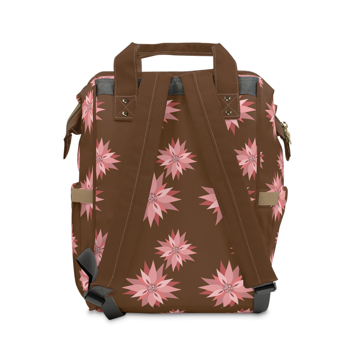 🌸 Stylish Floral Diaper Backpack for Moms – Versatile & Functional Tote 🎒