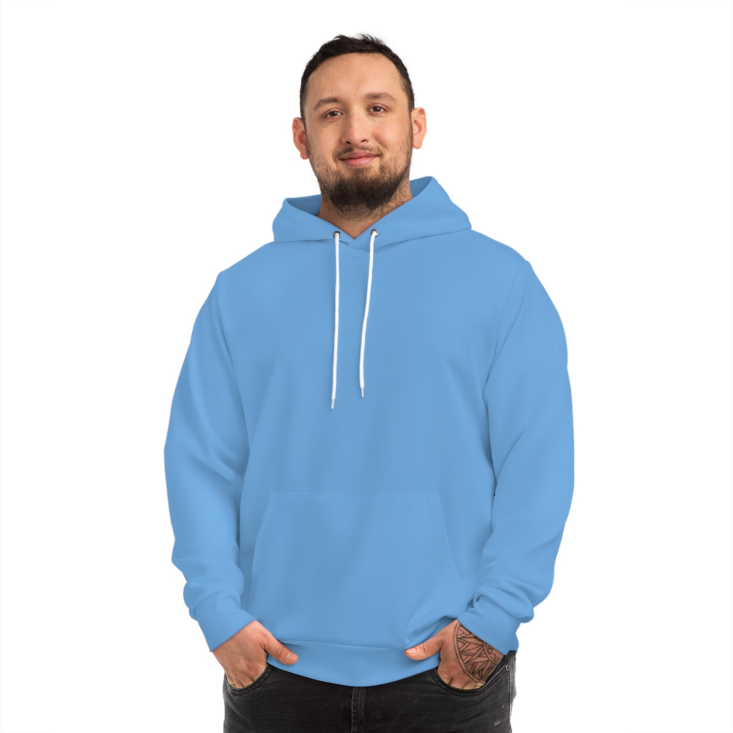 Sky Rise Blue Hoodie for Men – Invest in Yourself Motivated Success Wear