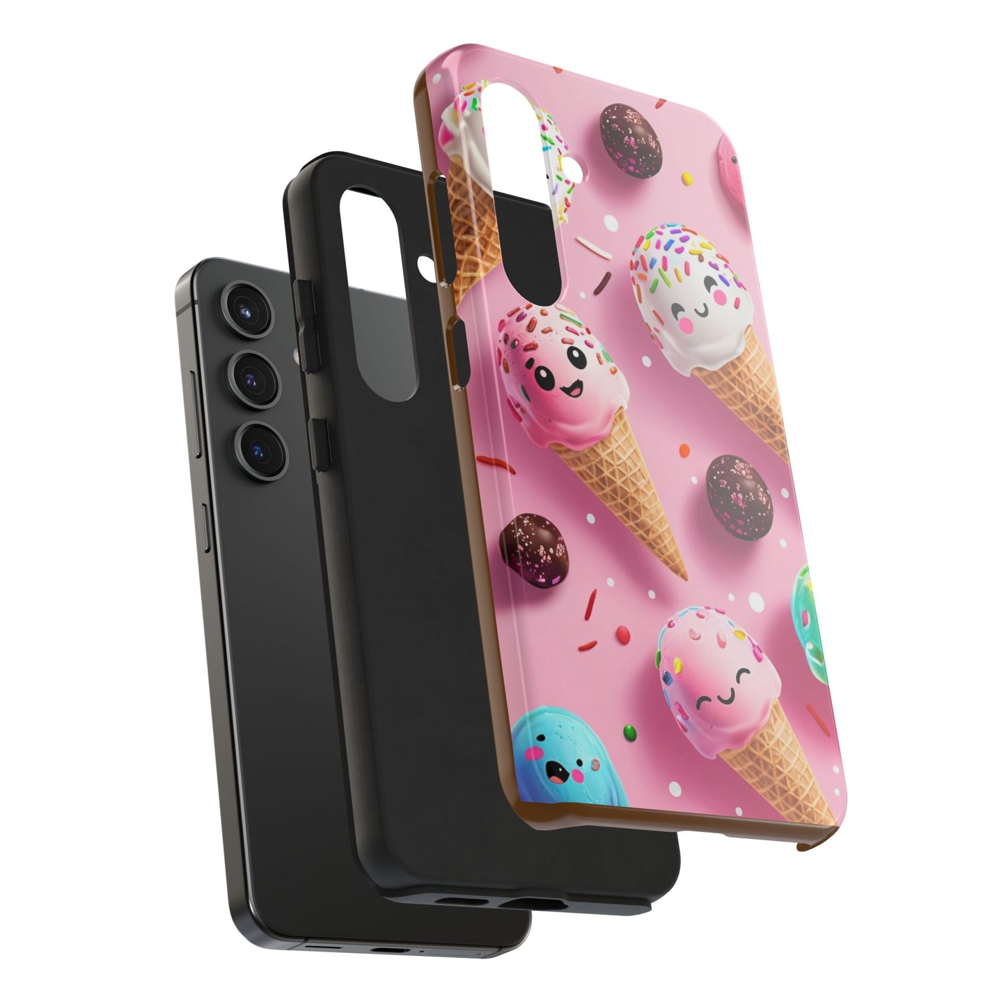 Tough Phone Cases Cute Ice Cream Design
