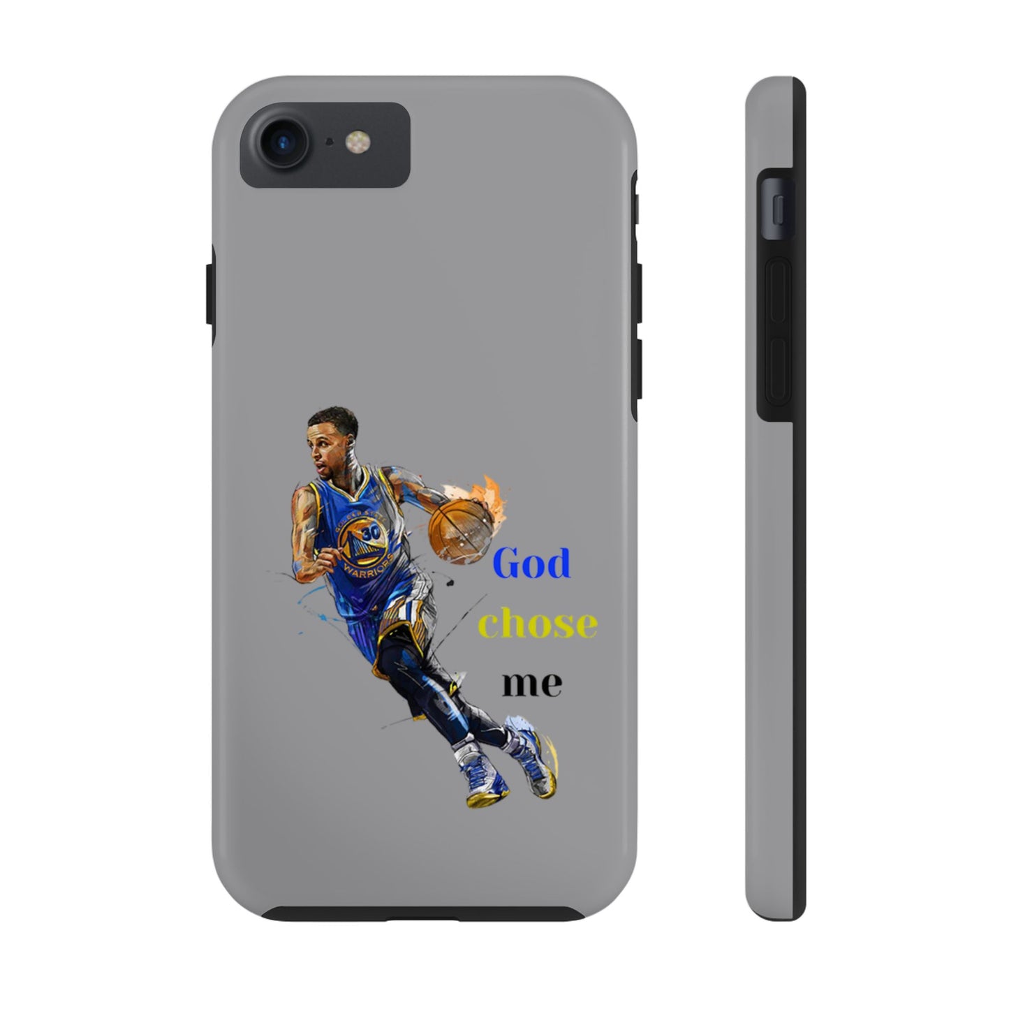 Phone case- God Chose Me Tough Phone Case - Durable Protection