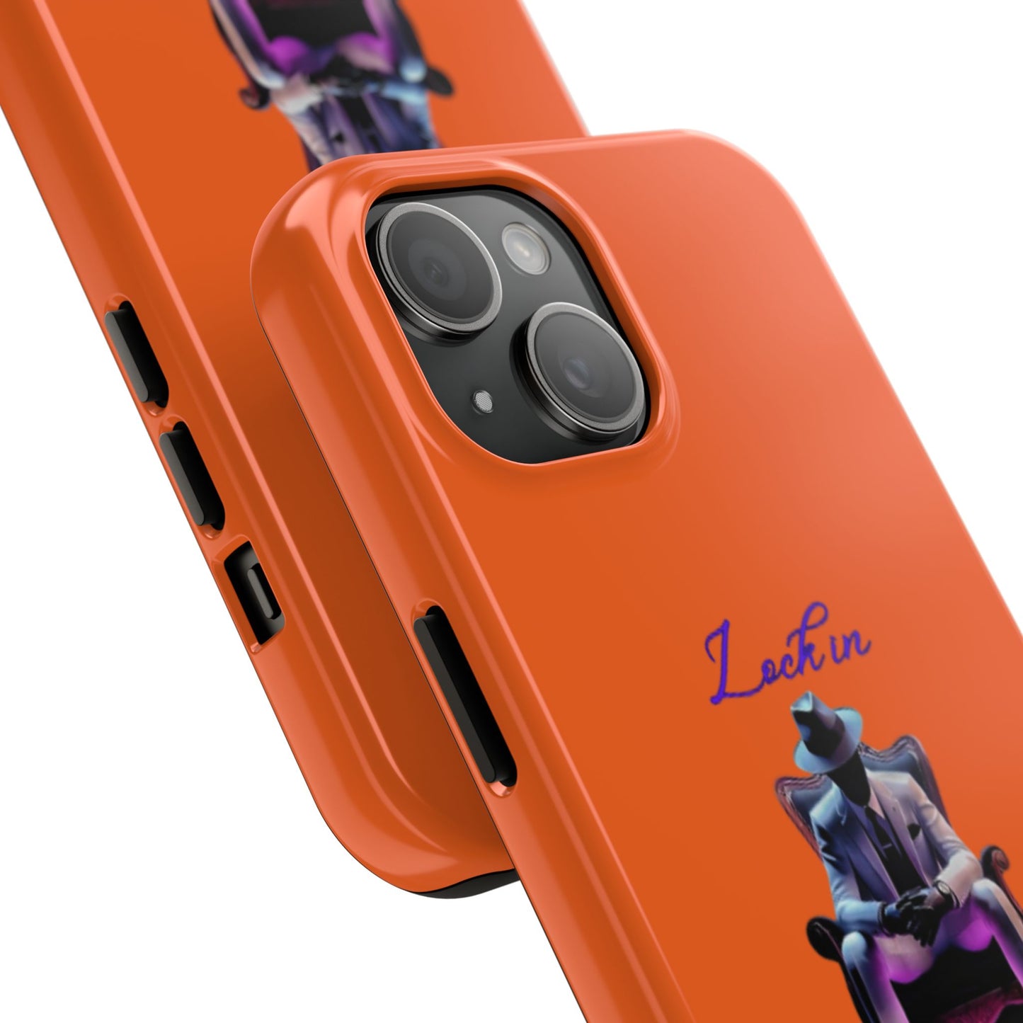 Phone case- Lock In, Stay discipline Tough Phone Case - Durable Protection
