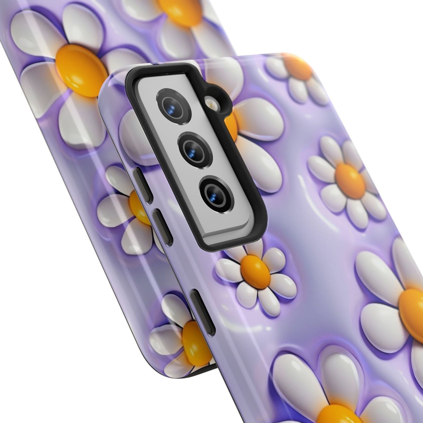 πΌ Floral Tough Phone Case β Vibrant Daisy Spring Design, for iPhones & Androids