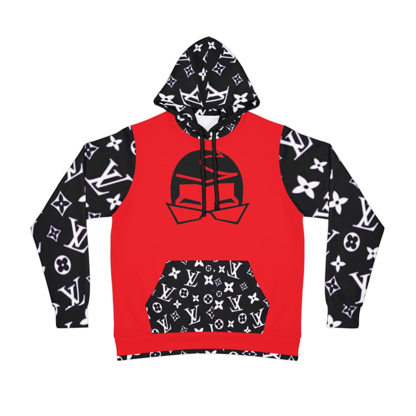 π€ Bold Red & Black Inspired Hoodie β Artist Badd Bunny Graphic Design for Music & Streetwear Fans