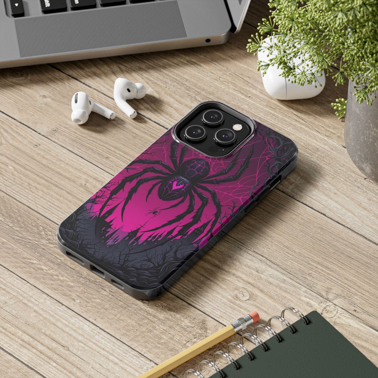 Gothic Spider Tough Phone Case