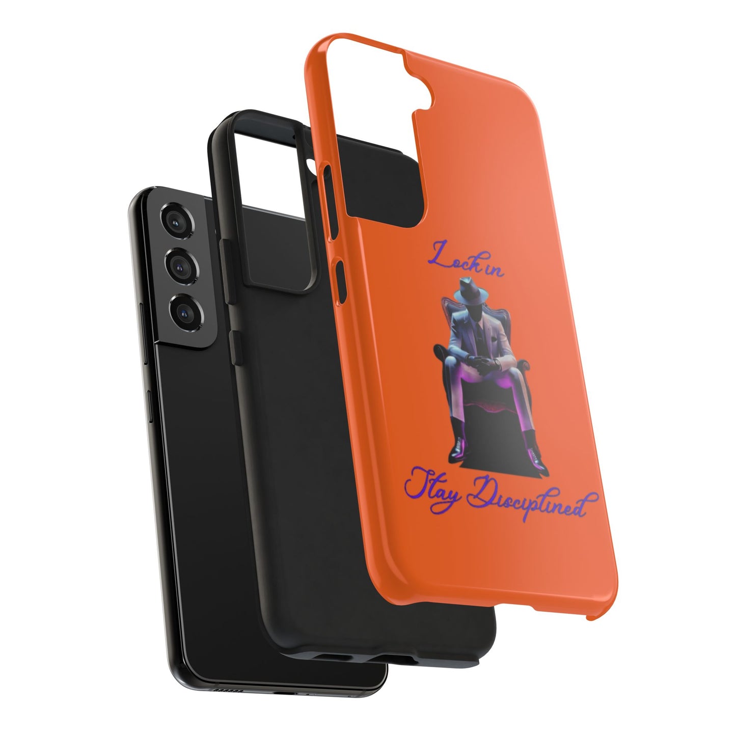 Phone case- Lock In, Stay discipline Tough Phone Case - Durable Protection