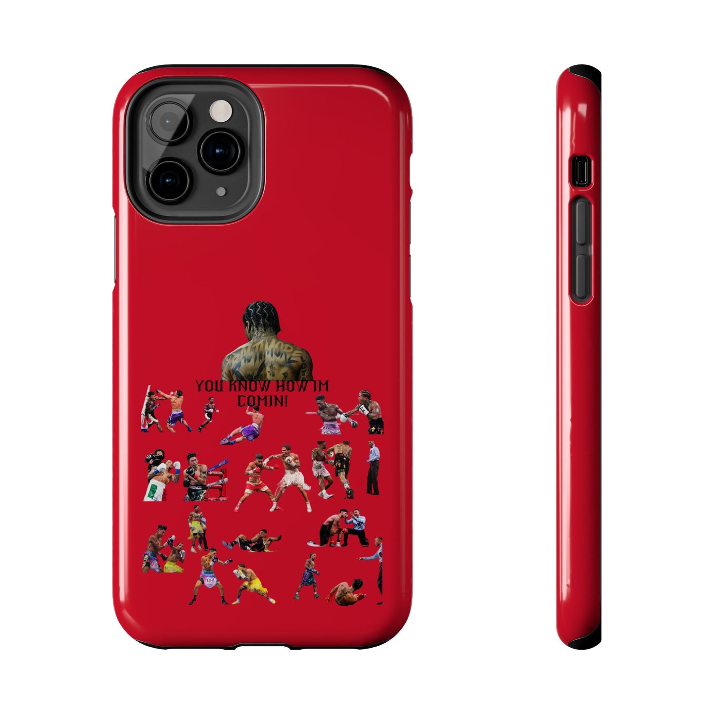 Phone case- You Know How I'm Comin' Tough Phone Case - Durable Protection