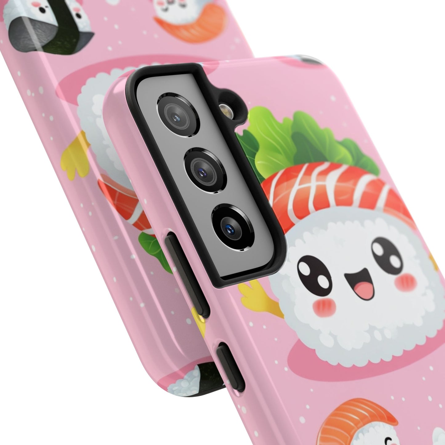 Adorable Sushi Tough Phone Case | Cute Kawaii Design for Food Lovers