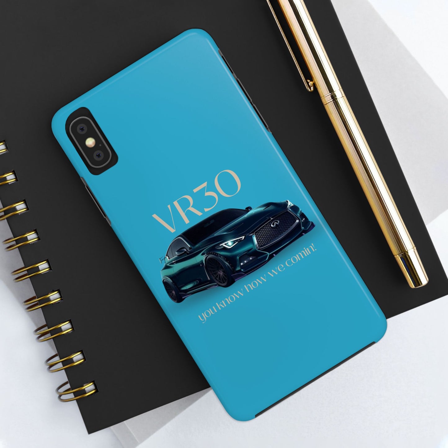 VR30 Sports Car Tough Phone Case - Stylish and Durable Protection for Car Enthusiasts