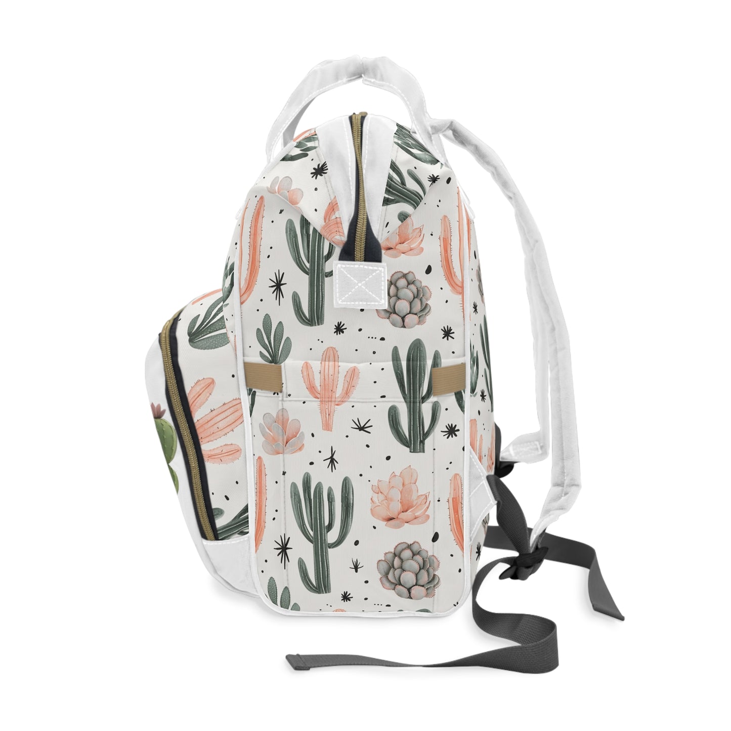 Cute Cactus Multifunctional Diaper Backpack - Ideal for Moms on the Go π΅π