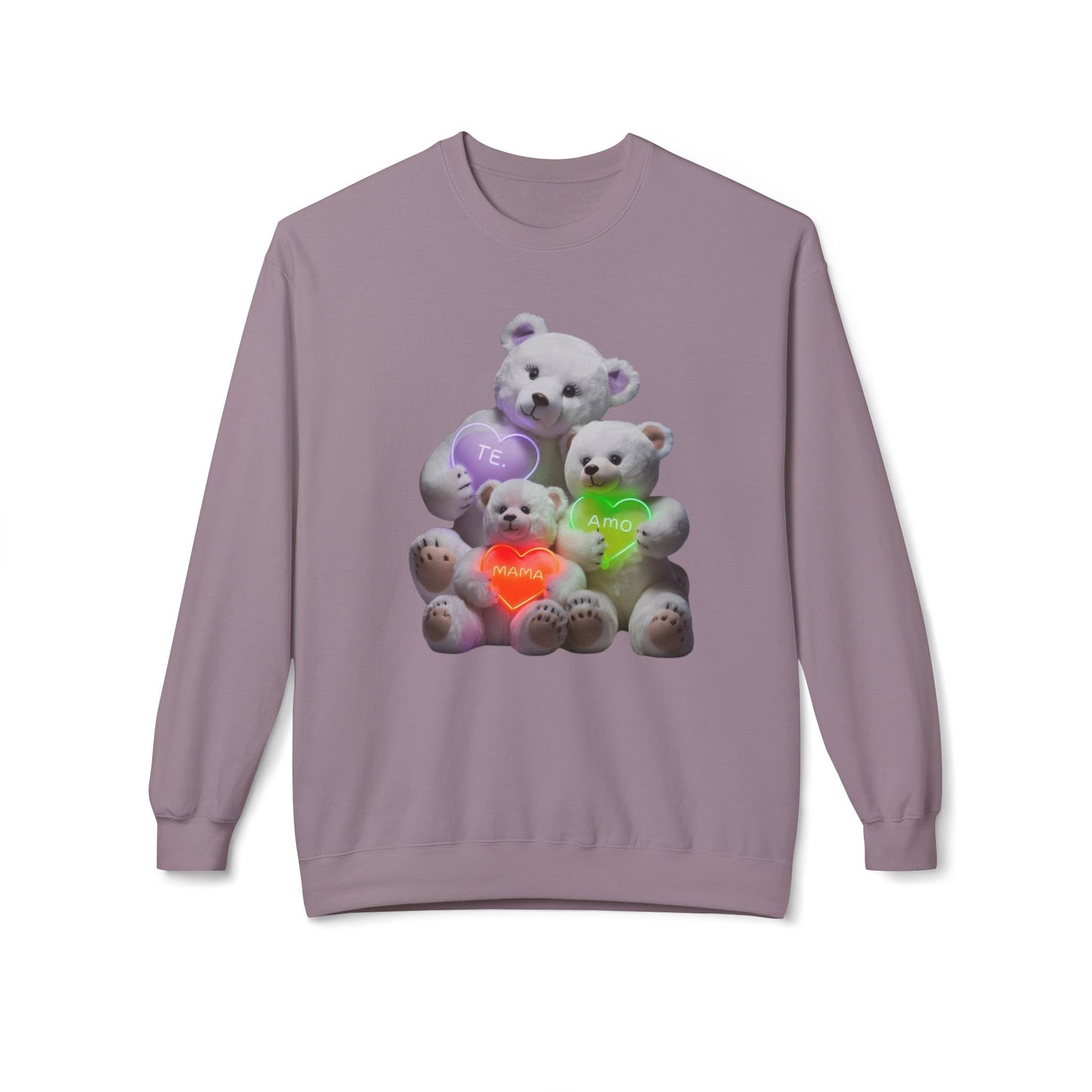 Cute Teddy Bears White Sweatshirt - Perfect Gift for Kids and Teens