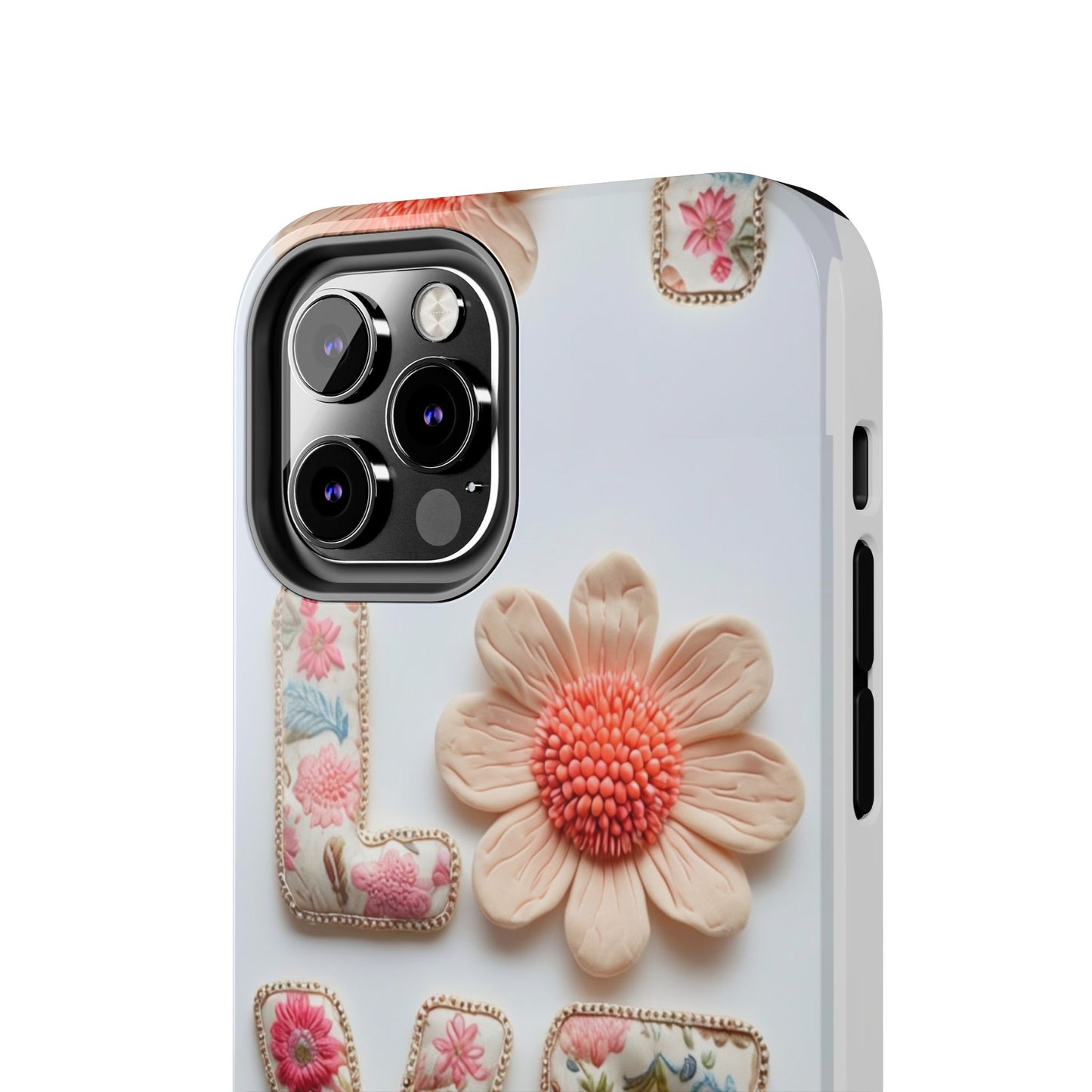 Floral 'Love Yourself' Tough Phone Case