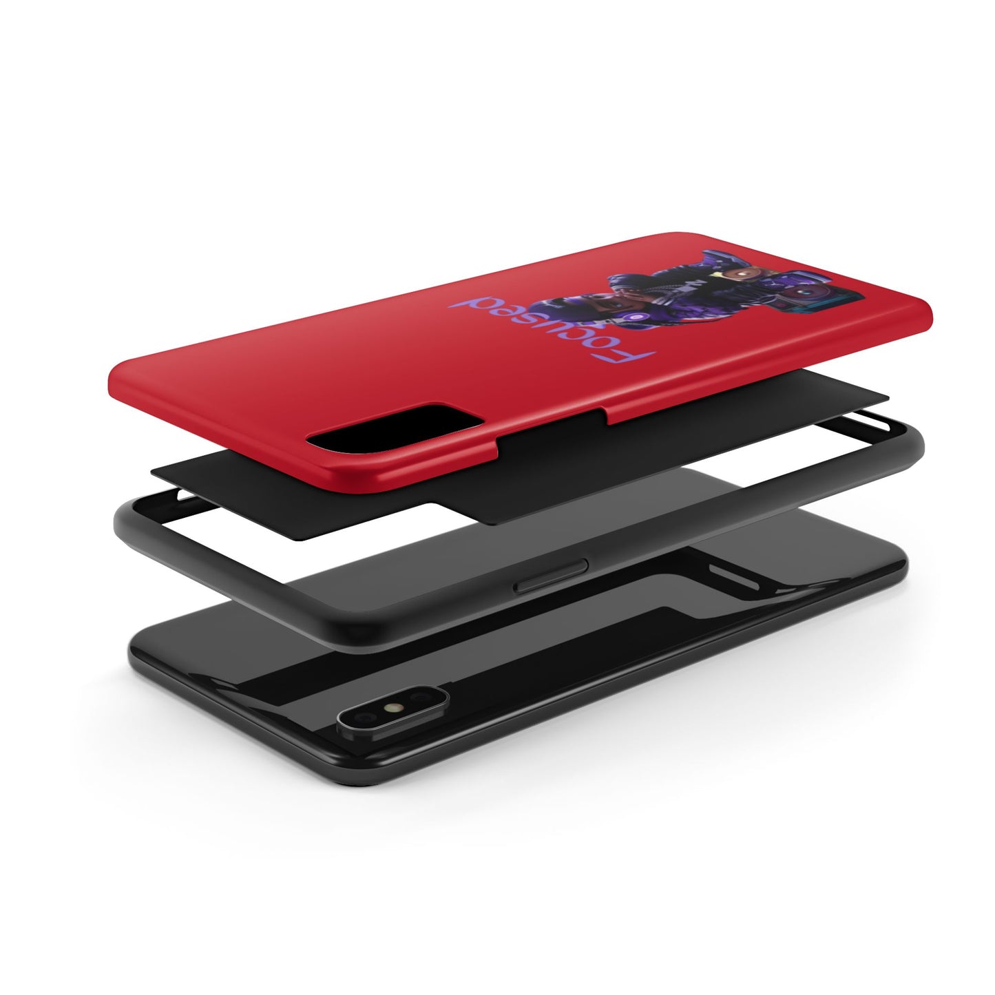 Phone Case- Focused Tough Case- Durable Protection
