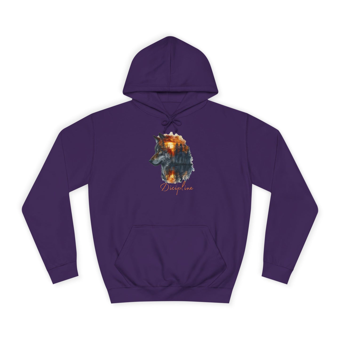 Neon Storm Wild Wolf Graphic Pullover – Multicolor Men’s Streetwear Sweatshirt