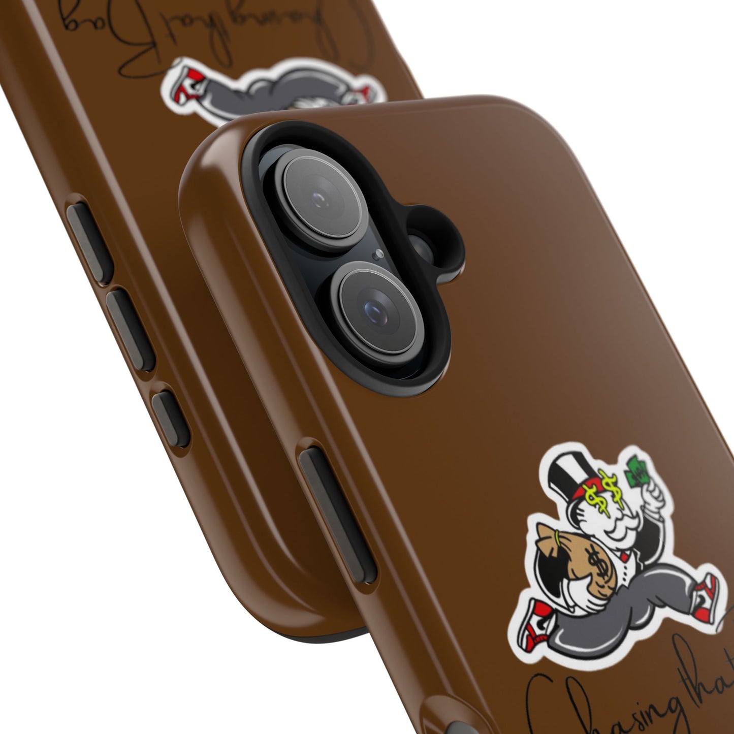 Phone Case- Chasing That Bag Tough Case- Durable Protection