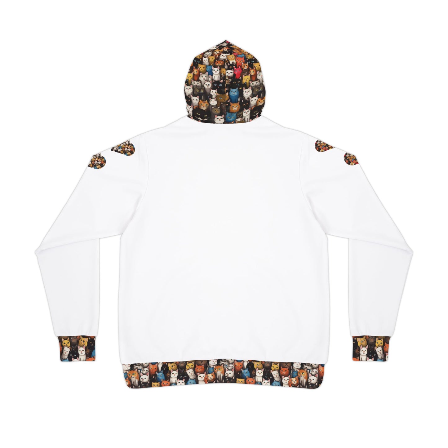 πΎ Heartfelt Animal Print Athletic Hoodie β Cozy White Hoodie for Pet Lovers & Animal Enthusiasts π€β¨