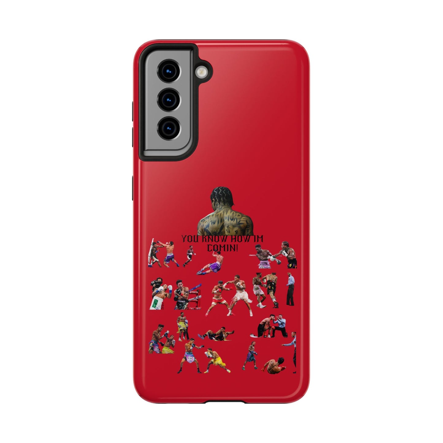Phone case- You Know How I'm Comin' Tough Phone Case - Durable Protection