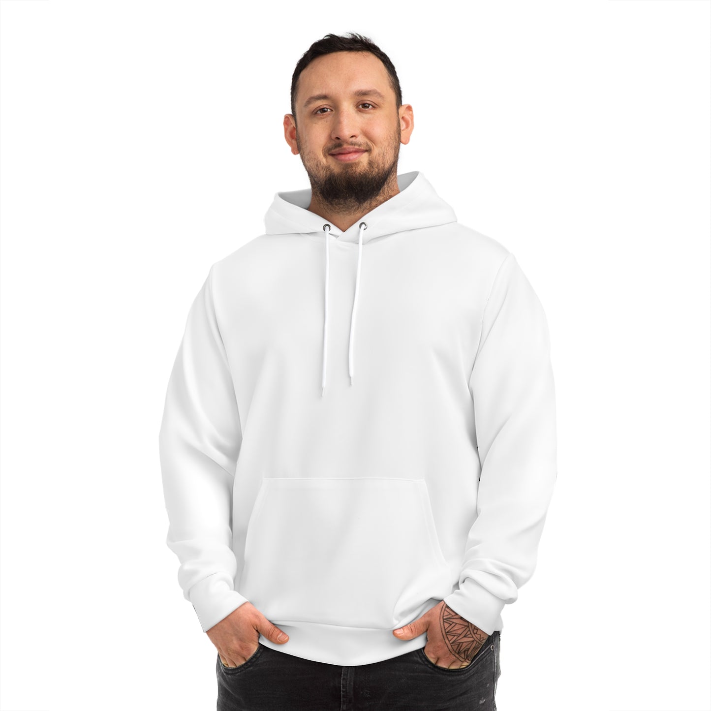 Arctic Ivory White Hoodie for Men & Women – Bold Gorilla Lovers
