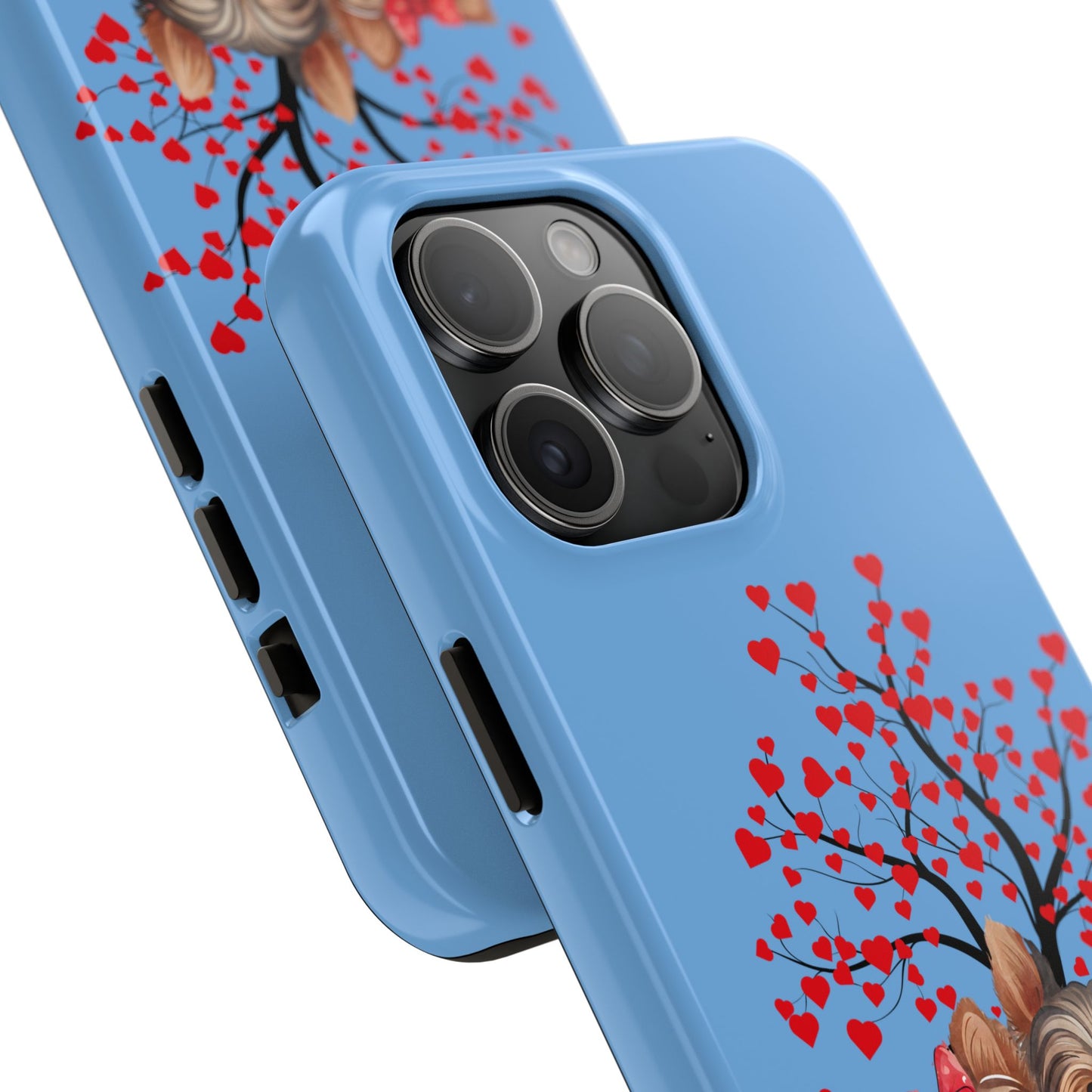 Cute Yorkshire Terrier Phone Case - "Value Each Other" Tough Case for Pet Lovers