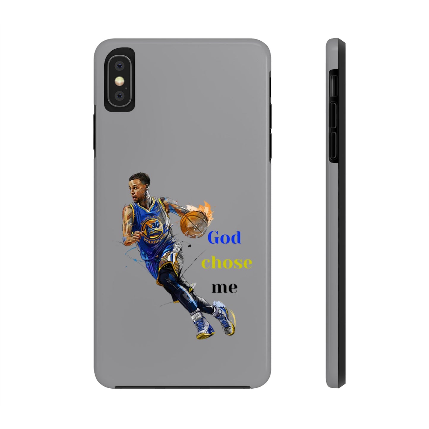 Phone case- God Chose Me Tough Phone Case - Durable Protection